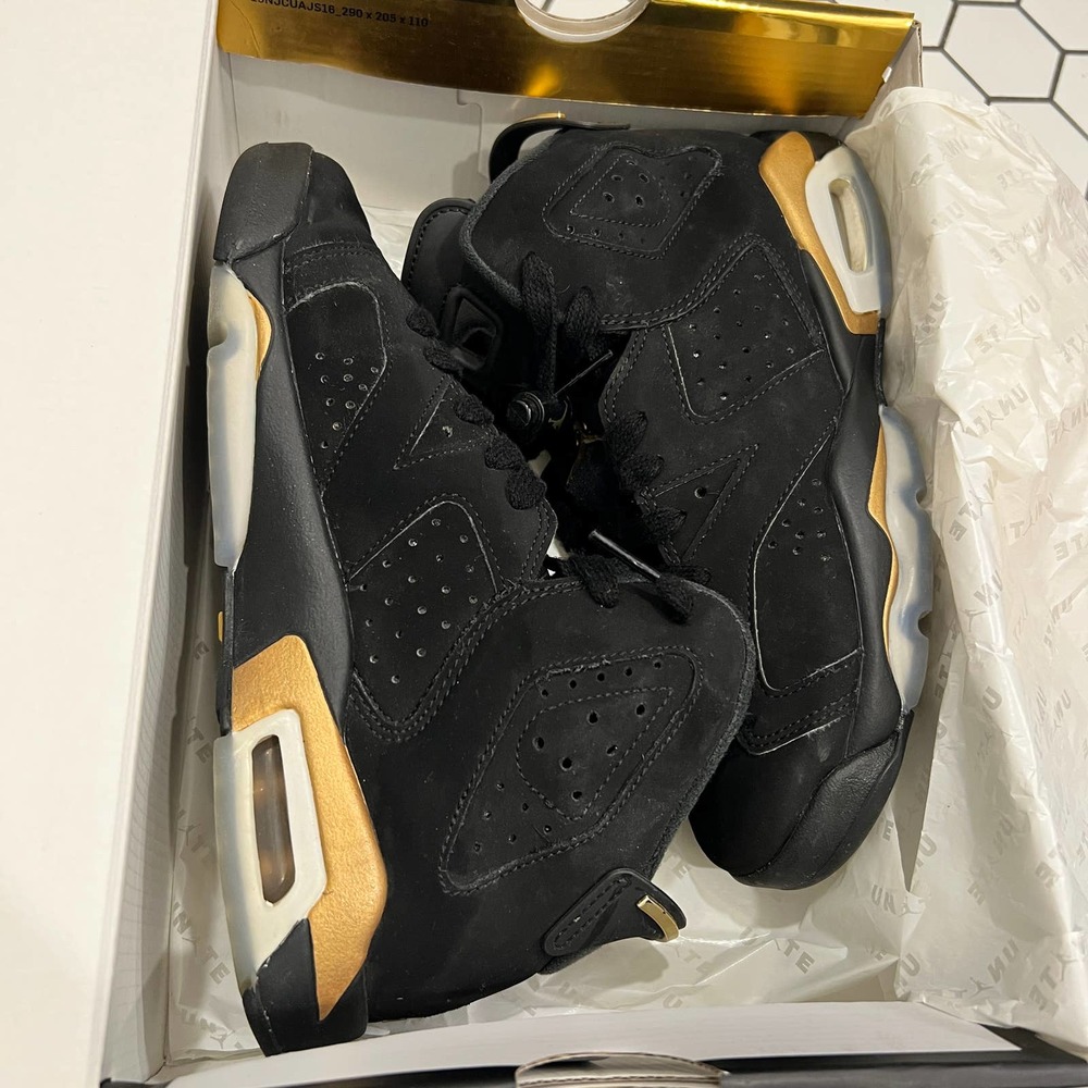 Nike Air Jordan VI 6 Retro DMP Black GS Grade School Size 4Y